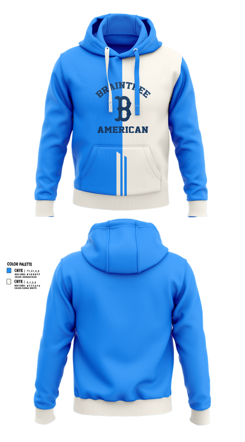 Hoodie, Braintree American, Baseball, Teamtime, Team time, sublimation, custom sports apparel, team uniforms, spirit wear, spiritwear, sports uniforms, custom shirts, team store, custom team store, fundraiser sports, apparel fundraiser