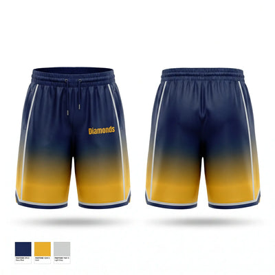 Diamonds 82194391 Mens Reversible Basketball Shorts - 1