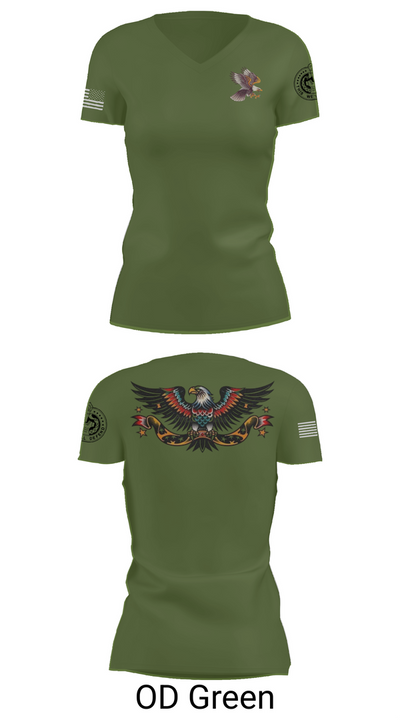 ECHO 75692677 Women's Short Sleeve V-neck Shirt - 48