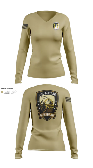 Womens Long Sleeve Vneck Shirt, HHC/1-501 AB, , Teamtime, Team time, sublimation, custom sports apparel, team uniforms, spirit wear, spiritwear, sports uniforms, custom shirts, team store, custom team store, fundraiser sports, apparel fundraiser