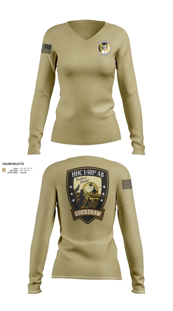 Womens Long Sleeve Vneck Shirt, HHC/1-501 AB, , Teamtime, Team time, sublimation, custom sports apparel, team uniforms, spirit wear, spiritwear, sports uniforms, custom shirts, team store, custom team store, fundraiser sports, apparel fundraiser