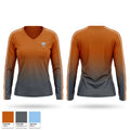 Central Pa Longhorns Women's Long Sleeve V-neck Shirt - 1