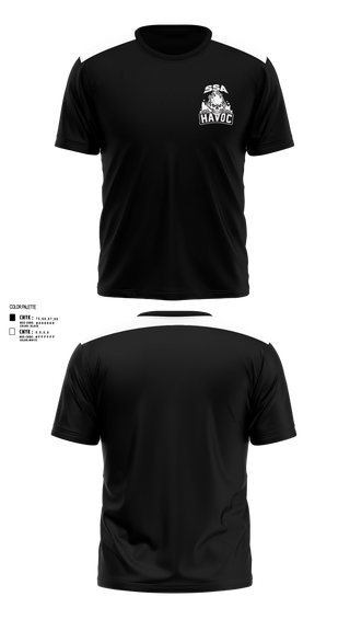 Short Sleeve Performance Shirt, SSA Havoc, Men's Basketball, Teamtime, Team time, sublimation, custom sports apparel, team uniforms, spirit wear, spiritwear, sports uniforms, custom shirts, team store, custom team store, fundraiser sports, apparel fundraiser