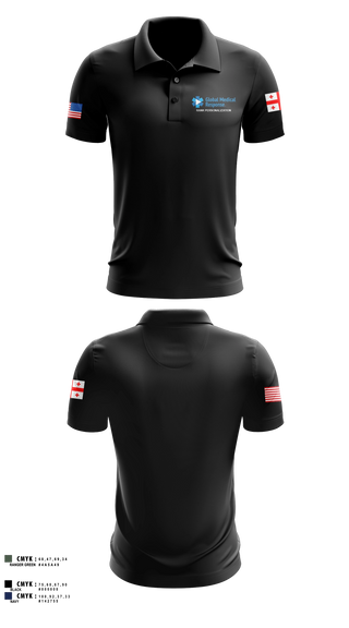Short Sleeve Performance Polo, GMR Georgia Honor Guard, EMS/EMT, Teamtime, Team time, sublimation, custom sports apparel, team uniforms, spirit wear, spiritwear, sports uniforms, custom shirts, team store, custom team store, fundraiser sports, apparel fundraiser
