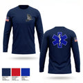 Hawk Springs Fire and Rescue 89849789 Long Sleeve Performance Shirt - 1