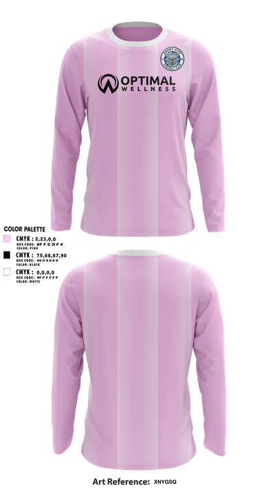 Derby City FC 12420968 Long Sleeve Performance Shirt 8