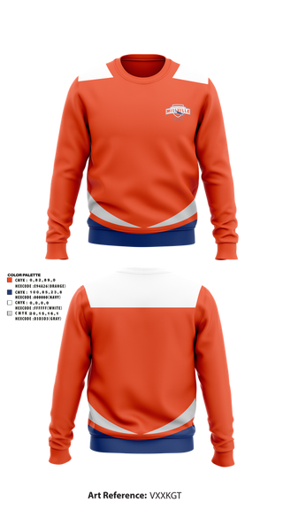 Crew Neck Sweatshirt, Millville Thunderbolts Field Hockey, Field Hockey, Teamtime, Team time, sublimation, custom sports apparel, team uniforms, spirit wear, spiritwear, sports uniforms, custom shirts, team store, custom team store, fundraiser sports, apparel fundraiser