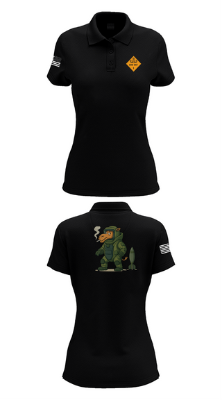 Womens Short Sleeve Performance Polo, 1st EOD DET, , Teamtime, Team time, sublimation, custom sports apparel, team uniforms, spirit wear, spiritwear, sports uniforms, custom shirts, team store, custom team store, fundraiser sports, apparel fundraiser