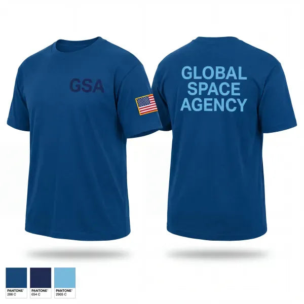 Old School Cotton Feel Shirt, GSA, Space Force, Teamtime, Team time, sublimation, custom sports apparel, team uniforms, spirit wear, spiritwear, sports uniforms, custom shirts, team store, custom team store, fundraiser sports, apparel fundraiser
