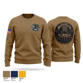 Crew Neck Sweatshirt, USS Indianapolis, Navy, Teamtime, Team time, sublimation, custom sports apparel, team uniforms, spirit wear, spiritwear, sports uniforms, custom shirts, team store, custom team store, fundraiser sports, apparel fundraiser