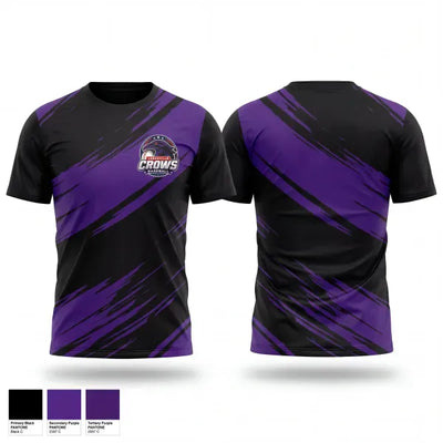 Loganville Crows 50952564 Short Sleeve Performance Shirt - 1