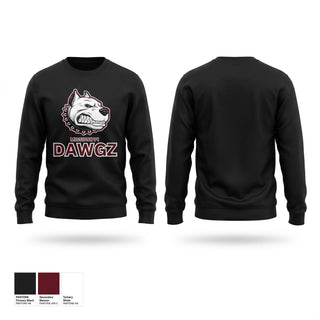 Crew Neck Sweatshirt, mississippi dawgz, , Teamtime, Team time, sublimation, custom sports apparel, team uniforms, spirit wear, spiritwear, sports uniforms, custom shirts, team store, custom team store, fundraiser sports, apparel fundraiser