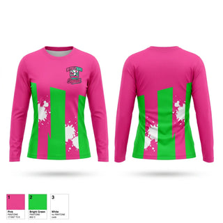 Long Sleeve Performance Shirt, Hi’Yield’Hers 10u, Softball, Teamtime, Team time, sublimation, custom sports apparel, team uniforms, spirit wear, spiritwear, sports uniforms, custom shirts, team store, custom team store, fundraiser sports, apparel fundraiser