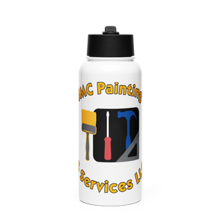 JMC Painting & Services LLC 55534661 Stainless Steel Water Bottle with a Straw Lid