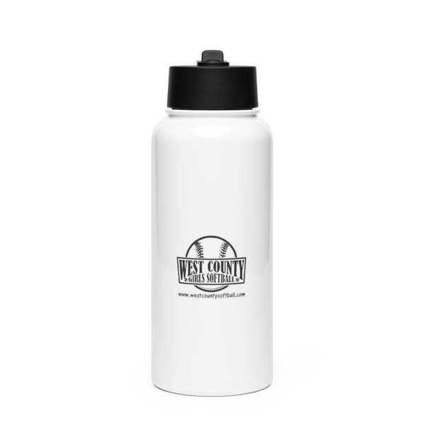 WCSA 26864325 Stainless Steel Water Bottle with a Straw Lid