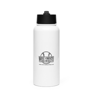 Brawlers 43013823 Stainless Steel Water Bottle with a Straw Lid