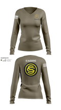 1/243 RTI OCS 50417107 Women's Long Sleeve V-neck Shirt - 131