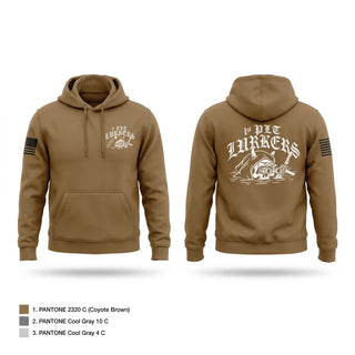 Hoodie, 1st Lurkers, Army, Teamtime, Team time, sublimation, custom sports apparel, team uniforms, spirit wear, spiritwear, sports uniforms, custom shirts, team store, custom team store, fundraiser sports, apparel fundraiser