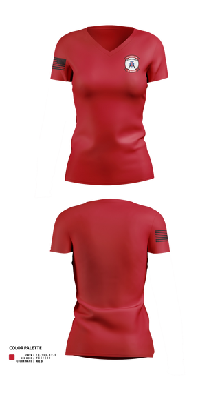 Womens Short Sleeve Vneck Shirt, Wpns co 2/1 dragon plt, Marines, Teamtime, Team time, sublimation, custom sports apparel, team uniforms, spirit wear, spiritwear, sports uniforms, custom shirts, team store, custom team store, fundraiser sports, apparel fundraiser