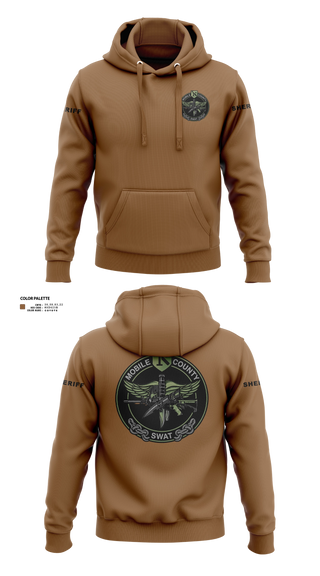 Hoodie, MOBILE COUNTY SWAT, Police, Teamtime, Team time, sublimation, custom sports apparel, team uniforms, spirit wear, spiritwear, sports uniforms, custom shirts, team store, custom team store, fundraiser sports, apparel fundraiser