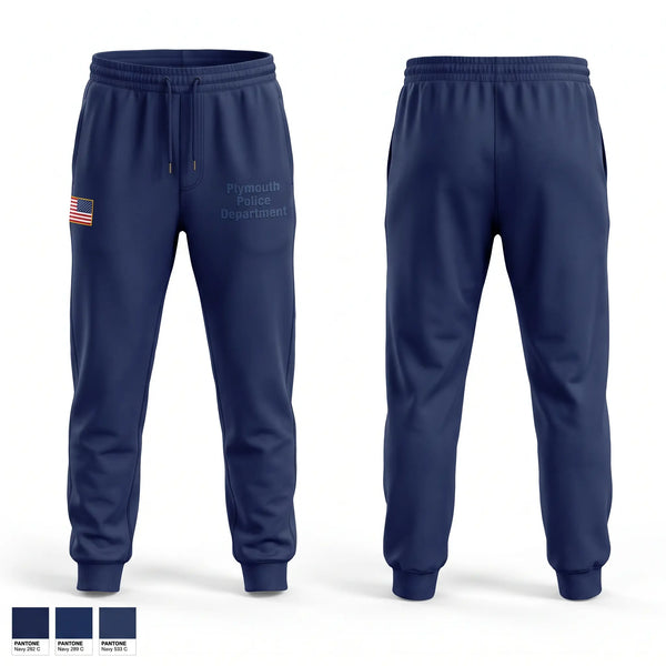 Sweatpants, Plymouth Police Department, Police, Teamtime, Team time, sublimation, custom sports apparel, team uniforms, spirit wear, spiritwear, sports uniforms, custom shirts, team store, custom team store, fundraiser sports, apparel fundraiser