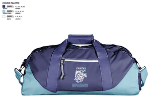 Duffle Bag, Fairfax Stampede Boys Basketball, Men's Basketball, Teamtime, Team time, sublimation, custom sports apparel, team uniforms, spirit wear, spiritwear, sports uniforms, custom shirts, team store, custom team store, fundraiser sports, apparel fundraiser