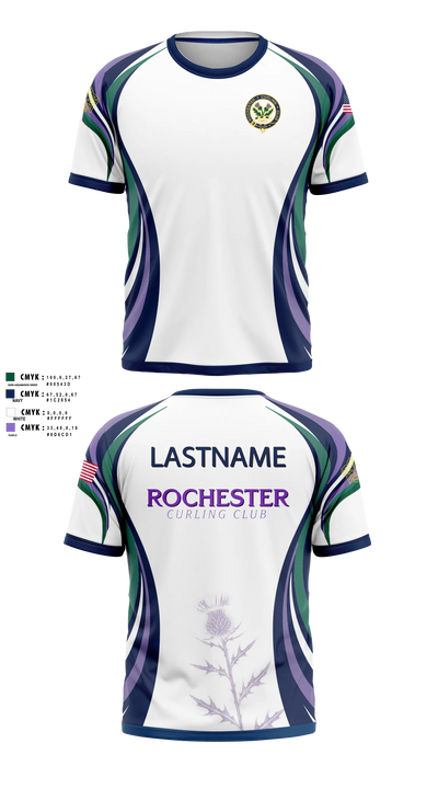 Rochester Curling Club Old School Cotton Shirt - 105