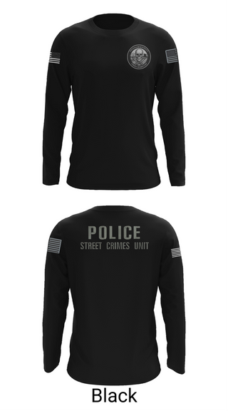 Long Sleeve Performance Shirt, STREET CRIMES, , Teamtime, Team time, sublimation, custom sports apparel, team uniforms, spirit wear, spiritwear, sports uniforms, custom shirts, team store, custom team store, fundraiser sports, apparel fundraiser