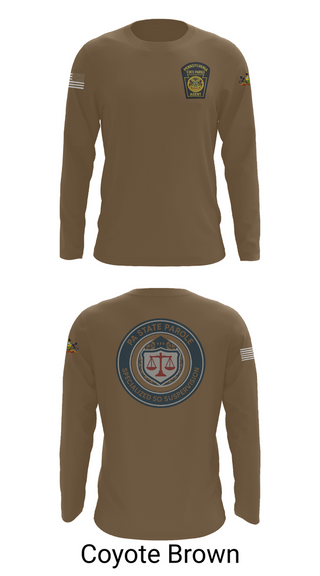 Long Sleeve Performance Shirt, Specialized Sex Offender Supervision, Police, Teamtime, Team time, sublimation, custom sports apparel, team uniforms, spirit wear, spiritwear, sports uniforms, custom shirts, team store, custom team store, fundraiser sports, apparel fundraiser