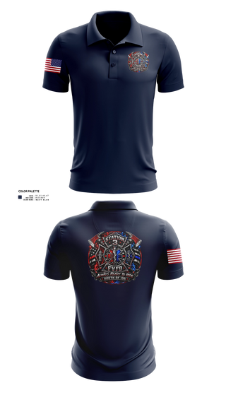 Short Sleeve Performance Polo, Fruitdale Fire Department, Fire Department, Teamtime, Team time, sublimation, custom sports apparel, team uniforms, spirit wear, spiritwear, sports uniforms, custom shirts, team store, custom team store, fundraiser sports, apparel fundraiser