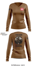 279 EN DET 26672583 Women's Long Sleeve V-neck Shirt - 25