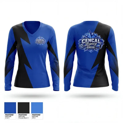 CenCal 56796043 Women's Long Sleeve V-neck Shirt - 1