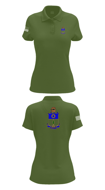 C co. 4/21 Nightfighters 39562086 Women's Short Sleeve Performance Polo  - 55