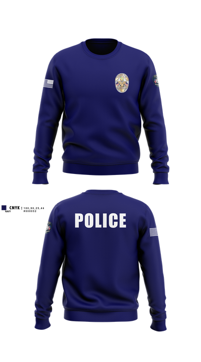Miami Police Department 44557573 Crew Neck Sweatshirt - 8