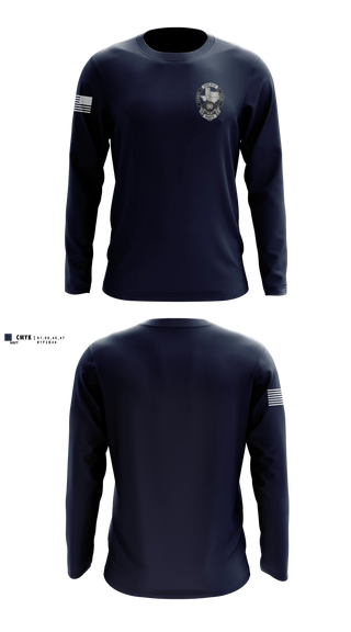 Long Sleeve Performance Shirt, Ferris ISD Police Department, Police, Teamtime, Team time, sublimation, custom sports apparel, team uniforms, spirit wear, spiritwear, sports uniforms, custom shirts, team store, custom team store, fundraiser sports, apparel fundraiser