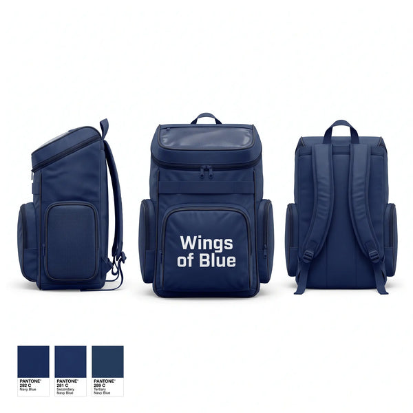 Gear Bag, Wings of Blue, Air Force, Teamtime, Team time, sublimation, custom sports apparel, team uniforms, spirit wear, spiritwear, sports uniforms, custom shirts, team store, custom team store, fundraiser sports, apparel fundraiser