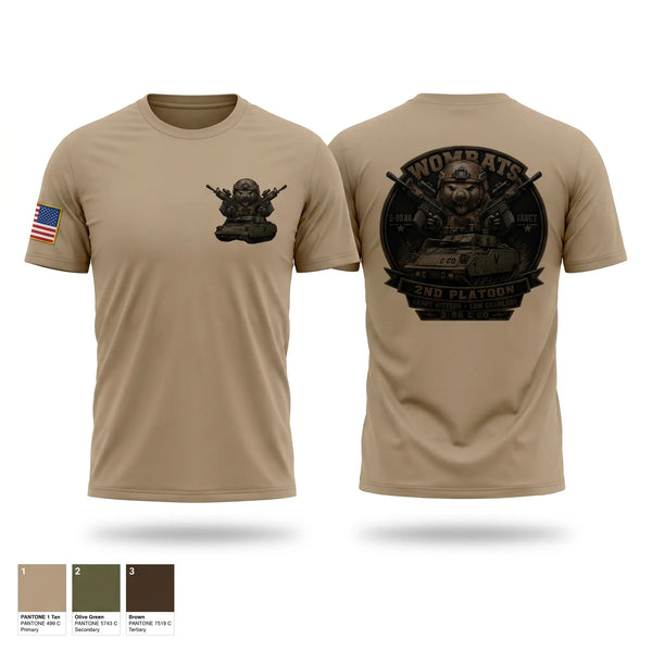 Old School Cotton Feel Shirt, 3-69 AR, 1ABCT, 3ID, Army, Teamtime, Team time, sublimation, custom sports apparel, team uniforms, spirit wear, spiritwear, sports uniforms, custom shirts, team store, custom team store, fundraiser sports, apparel fundraiser