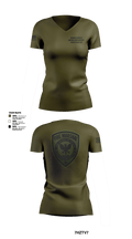 Bexar County Arson/Explosives Investigation 28188418 Women's Short Sleeve V-neck Shirt - 25