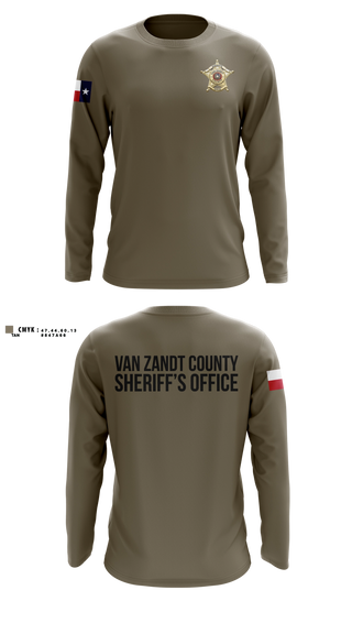 Long Sleeve Performance Shirt, Van Zandt county sheriff’s office, Police, Teamtime, Team time, sublimation, custom sports apparel, team uniforms, spirit wear, spiritwear, sports uniforms, custom shirts, team store, custom team store, fundraiser sports, apparel fundraiser
