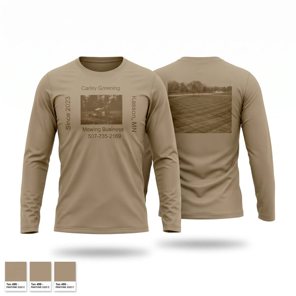 Long Sleeve Performance Shirt, Mowing, , Teamtime, Team time, sublimation, custom sports apparel, team uniforms, spirit wear, spiritwear, sports uniforms, custom shirts, team store, custom team store, fundraiser sports, apparel fundraiser
