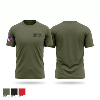 Short Sleeve Performance Shirt, Tama County Sheriff’s Office, Police, Teamtime, Team time, sublimation, custom sports apparel, team uniforms, spirit wear, spiritwear, sports uniforms, custom shirts, team store, custom team store, fundraiser sports, apparel fundraiser