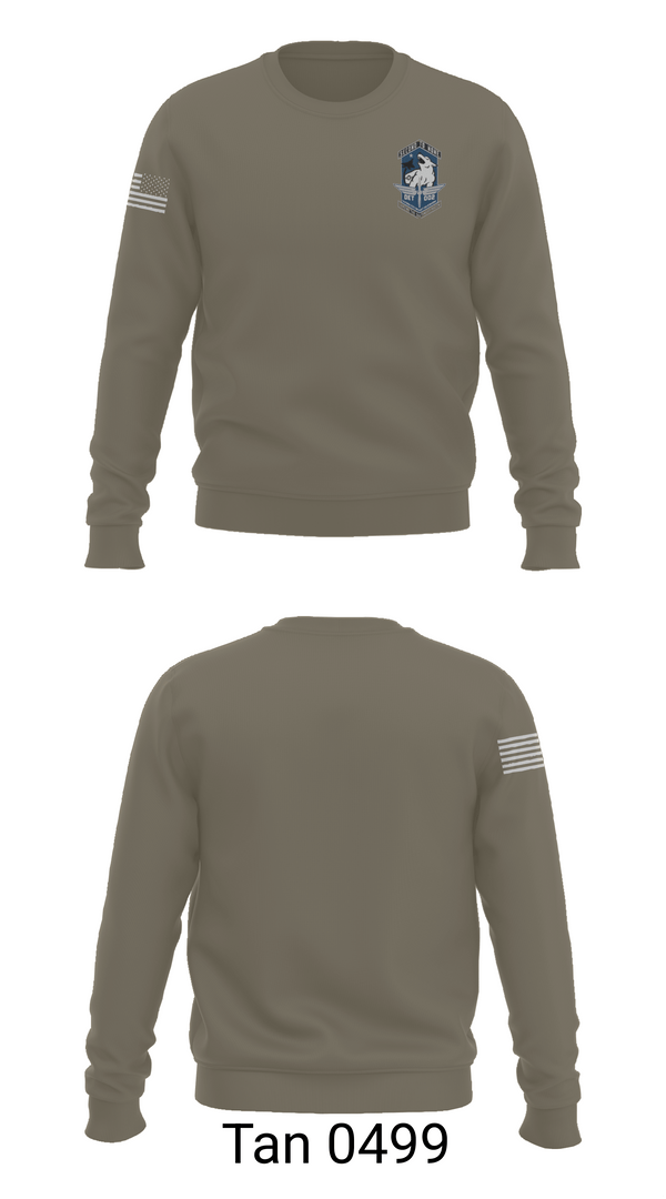 Crew Neck Sweatshirt, Detachment 002, Air Force, Teamtime, Team time, sublimation, custom sports apparel, team uniforms, spirit wear, spiritwear, sports uniforms, custom shirts, team store, custom team store, fundraiser sports, apparel fundraiser