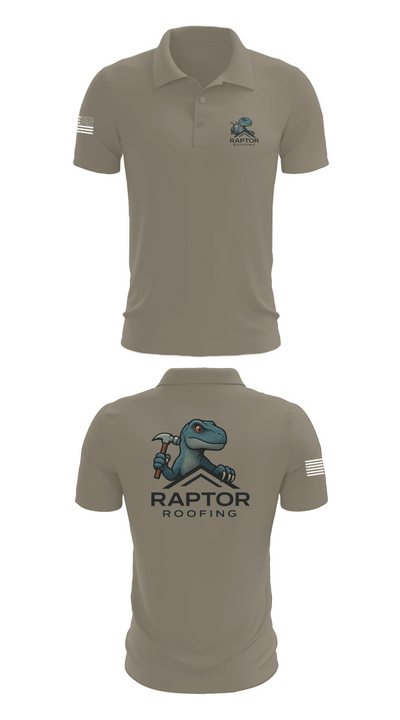 Raptor Roofing 26077645 Short Sleeve Performance Polo - 30