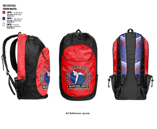 Gear Bag, Conrad’s Martial Arts Center, , Teamtime, Team time, sublimation, custom sports apparel, team uniforms, spirit wear, spiritwear, sports uniforms, custom shirts, team store, custom team store, fundraiser sports, apparel fundraiser