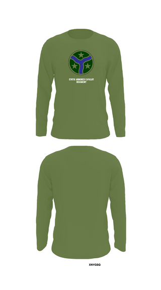 Long Sleeve Performance Shirt, 278th Armored Cavalry Regiment, National Guard, Teamtime, Team time, sublimation, custom sports apparel, team uniforms, spirit wear, spiritwear, sports uniforms, custom shirts, team store, custom team store, fundraiser sports, apparel fundraiser