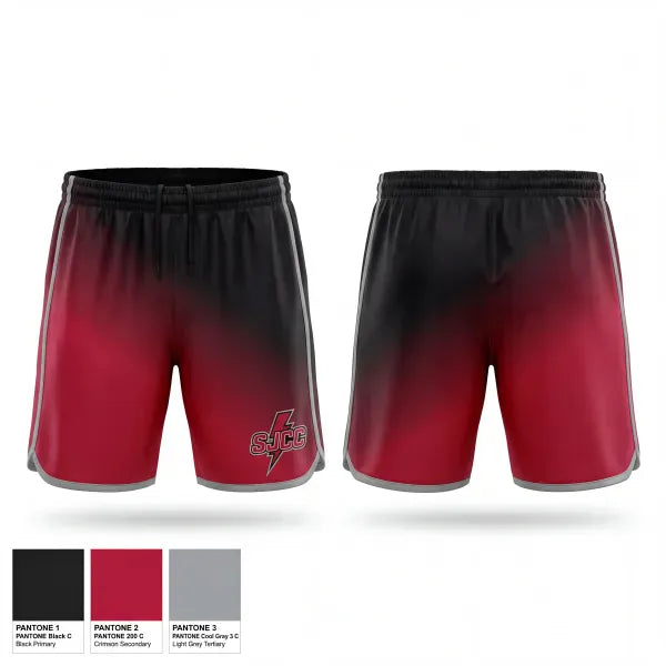 Athletic Shorts With Pockets, SJCC, Wrestling, Teamtime, Team time, sublimation, custom sports apparel, team uniforms, spirit wear, spiritwear, sports uniforms, custom shirts, team store, custom team store, fundraiser sports, apparel fundraiser