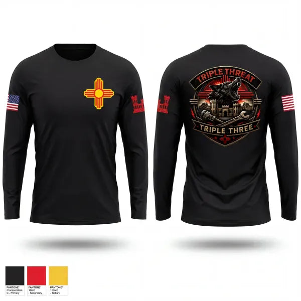 Long Sleeve Performance Shirt, 333rd Engineer Detachment, Army, Teamtime, Team time, sublimation, custom sports apparel, team uniforms, spirit wear, spiritwear, sports uniforms, custom shirts, team store, custom team store, fundraiser sports, apparel fundraiser
