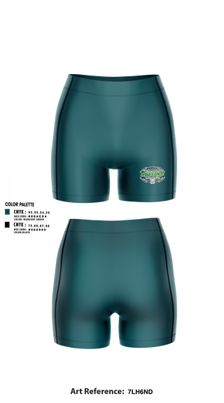 Womens Compression Shorts, Walter Johnson High School Wildcats, , Teamtime, Team time, sublimation, custom sports apparel, team uniforms, spirit wear, spiritwear, sports uniforms, custom shirts, team store, custom team store, fundraiser sports, apparel fundraiser