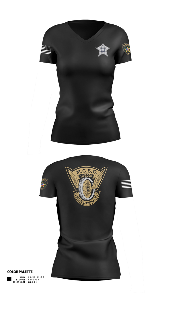 Womens Short Sleeve Vneck Shirt, Motors, Police, Teamtime, Team time, sublimation, custom sports apparel, team uniforms, spirit wear, spiritwear, sports uniforms, custom shirts, team store, custom team store, fundraiser sports, apparel fundraiser