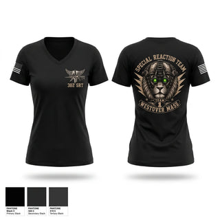 Womens Short Sleeve Vneck Shirt, 382 Special Reaction Team, Army, Teamtime, Team time, sublimation, custom sports apparel, team uniforms, spirit wear, spiritwear, sports uniforms, custom shirts, team store, custom team store, fundraiser sports, apparel fundraiser